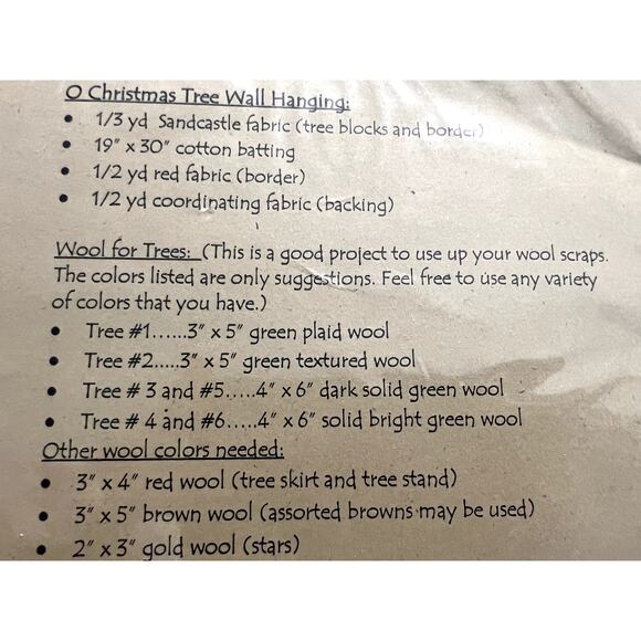 O christmas tree mini quilt wall hanging pattern - Picture 6 of 8